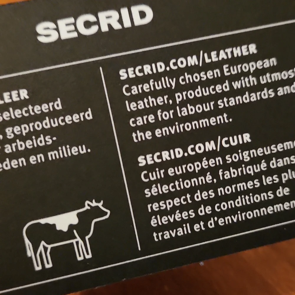 Secrid Black Leather Wallet - Picture 9 of 9